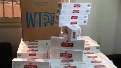 تموين بورسعيد يضبط 300 علبة سجائر مجهولة المصدر