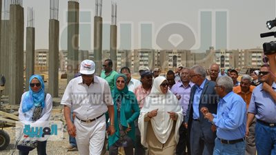 السروى يتفقد مساكن الزواج الحديث ومشروع الاسكان الاجتماعي بالسويس 