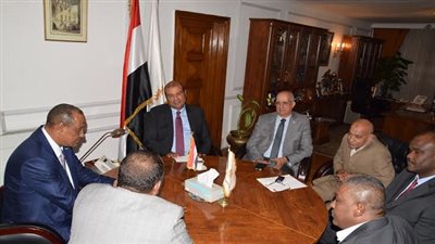 خالد حنفي يبحث إقامة تجارة متبادلة مع السودان في مجال اللحوم