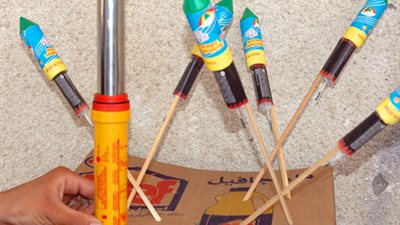 ضبط طالب بحوزته 10 شماريخ بمحطة بني سويف 