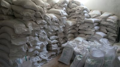 ضبط 5 طن ذرة مجهولة المصدر بالمنوفية