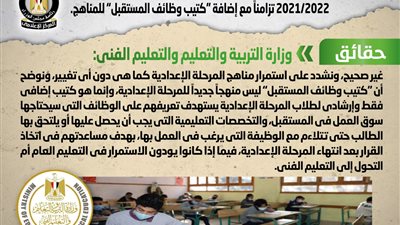 الحكومة تنفى تغيير مناهج الإعدادية تزامناً مع إضافة 