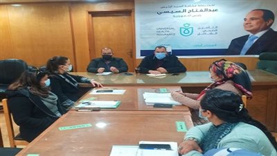 صحة السويس تعقد إجتماعاً لبحث دعم مبادرات رئيس الجمهورية