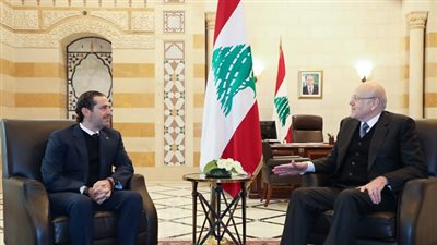 ميقاتى والحريرى يبحثان آخر المستجدات السياسية والأوضاع العامة بالبلاد