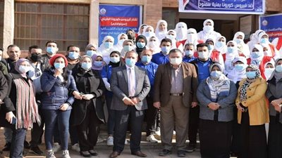 صحة الدقهلية.. تقوم بالمسح الشامل  من باب لباب لتطعيم المواطنين ضد فيروس كورونا 