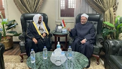 مفتي الجمهورية يستقبل وزير الشئون الإسلامية السعودي في دار الإفتاء 