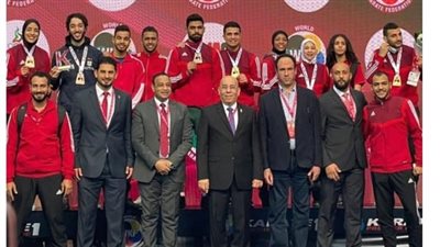 خشانة يهنيء الإتحاد المصري للكاراتيه بفوز المنتخب الوطني بالمركز الأول في الأمارات