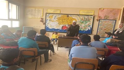 محاضرة عن الشهيد  بمدرسة بمنشية الرجولة بالسويس