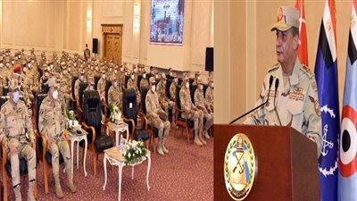 وزير الدفاع يلتقى بمقاتلى قوات حرس الحدود