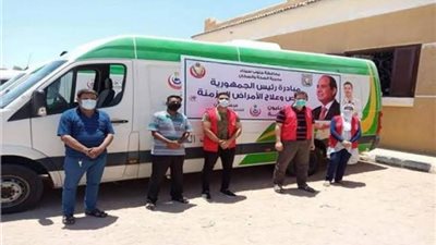 الصحة تطلق 4 قوافل طبية ضمن مبادرة حياة كريمة