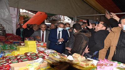 وزير التموين يفتتح معرض أهلا رمضان بالقليوبية 