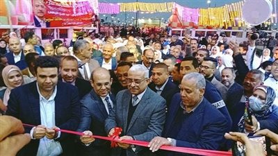 خشانة يشارك في افتتاح معرض أهلا رمضان بالسويس 