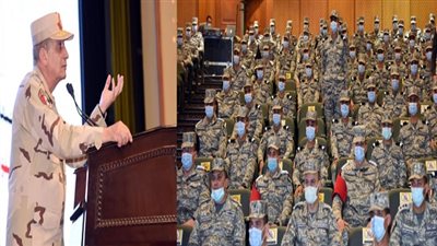  وزير الدفاع والإنتاج الحربى يلتقى بطلبة الكليات والمعاهد العسكرية