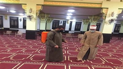 أوقاف السويس تشن حملة نظافة بجميع المساجد استعدادآ لشهر الصيام  