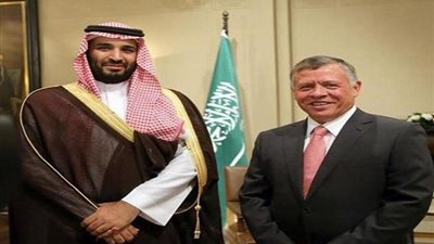 ولى العهد السعودى يطمئن هاتفيا على صحة ملك الأردن