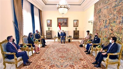 الرئيس يؤكد أهمية التعاون العسكرى المشترك بين مصر والولايات المتحدة