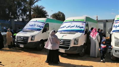 الصحة تطلق 6 قوافل طبية ضمن مبادرة حياة كريمة 