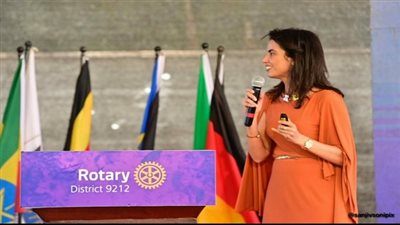 بالصور.. الدكتورة ماريان عازر تلقي كلمة في مؤتمر الروتاري بكينيا