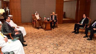 رئيس مجلس النواب يلتقى رئيس مجلس الأمة الكويتى