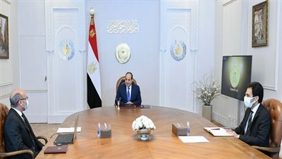 الرئيس السيسي يجتمع مع المستشار عمر مروان وزير العدل