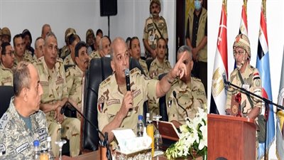 وزير الدفاع والإنتاج الحربى يشهد المرحلة الرئيسية لمشروع (غريب-8)