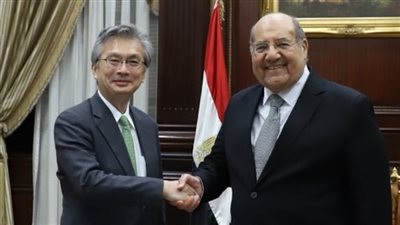 رئيس الشيوخ يستقبل السفير اليابانى أوكا هيروشي