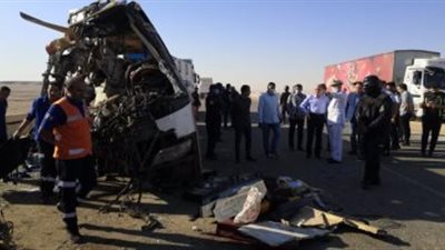 الصحة تعلن وفاة 23 مواطنا وإصابة 30 آخرين فى حادث تصادم أتوبيس