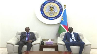 الأمين العام لمجلس السيادة السوداني يصل مدينة جوبا