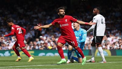 محمد صلاح يحرز التعادل لصالح ليفربول أمام فولهام