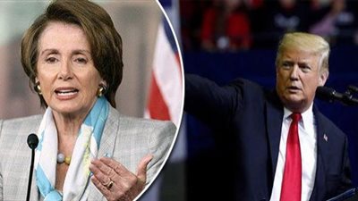 ترامب مهاجما بيلوسى: 