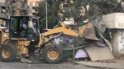 محافظة الجيزة تزيل سويقة الدقى العشوائية