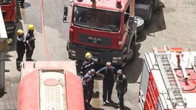 إخماد حريق داخل فرع فودافون فى شارع السودان بالدقى دون إصابات