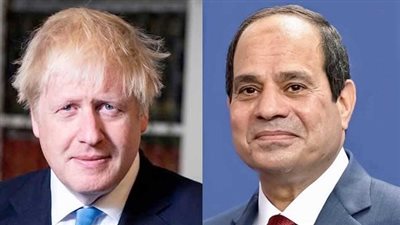 جونسون: مصر تحت قيادة الرئيس السيسى شريك مهم لبريطانيا 