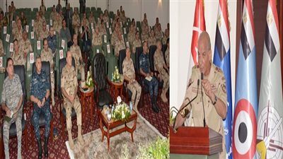 وزير الدفاع والإنتاج الحربى يلتقى بعدد من قادة القوات المسلحة