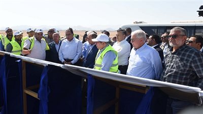 مدبولى يتفقد المنطقتين الخضراء والزرقاء فى شرم الشيخ 