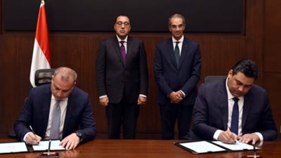 مدبولى يشهد توقيع بروتوكول لإتاحة خدمات الاتصالات لصندوق التنمية الحضرية