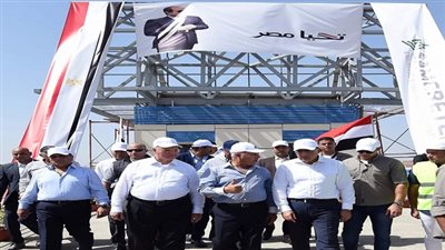 رئيس الوزراء يتفقد محطة السلام إحدى محطات الأتوبيس الترددي BRT 