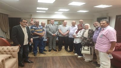 حسین زين يلتقي اصحاب المعاشات بالوطنية للإعلام