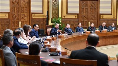 الرئيس يستقبل وفد رجال الأعمال والمستثمرين المصريين بقطاع الصناعة