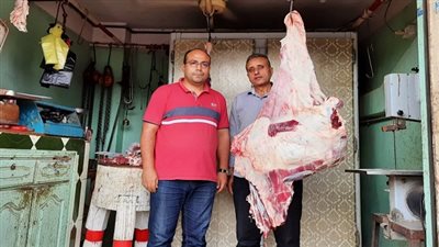 ضبط ٢٩٠ كيلو لحوم غير صالحة للاستهلاك الآدمي وخارج السلخانة بالدقهلية