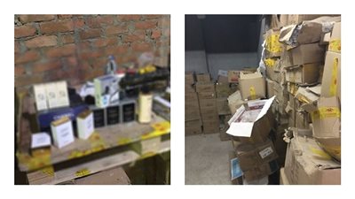 أرباح غير مشروعة.. ضبط مخزن بدون ترخيص بحوزته كميات عطور مجهولة المصدر