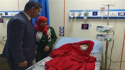  صرف المساعدات المالية لحالات الاصابة والوفاة في حادث انقلاب اتوبيس المدرسة بالدقهلية