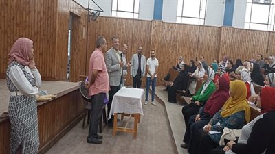 مديري الصحة والتعليم  يشهدان تدريب العاملين بالتعليم علي برامج الإسعافات الأولية 