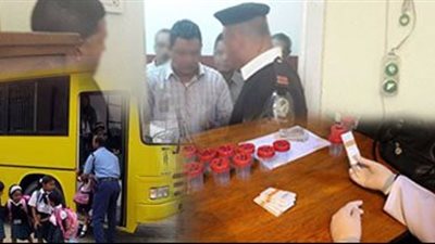  تكثيف حملات الكشف عن تعاطى المخدرات لسائقى الحافلات المدرسية 