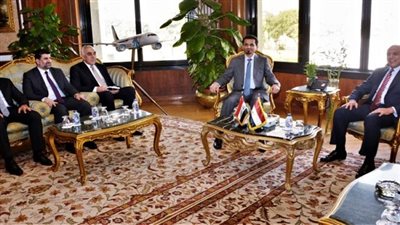  وزير الطيران يستقبل نظيره العراقى لتعزيز التعاون  