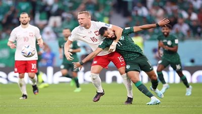  بولندا تتقدم بهدف والسعودية تهدر ركلة جزاء فى الشوط الأول