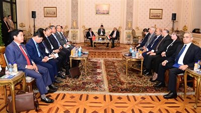  المستشار أحمد سعد الدين يلتقى نائب رئيس الجمعية الوطنية الفيتنامية 