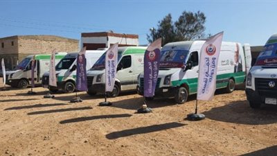  الصحة تنظم 4 قوافل طبية ضمن مبادرة حياة كريمة اليوم وغدا 