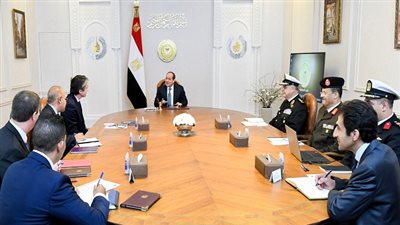  الرئيس السيسي يستقبل رئيس مجلس إدارة شركة تاليس الفرنسية 