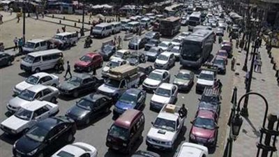 تفاصيل الحالة المرورية بالقاهرة والجيزة اليوم 